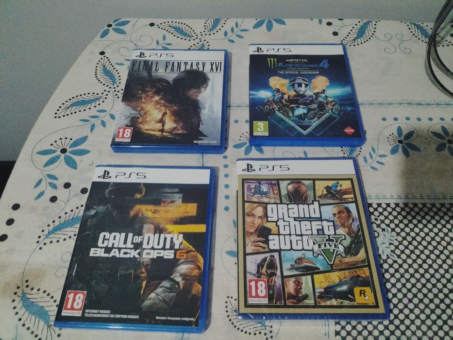Lote de jogos ps5