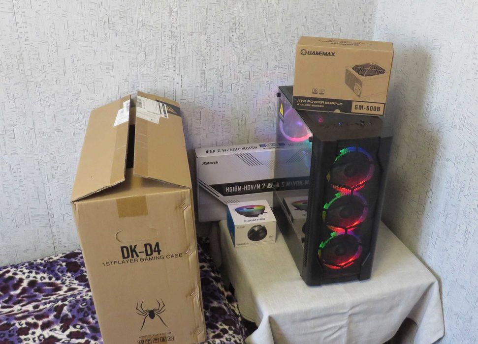 Новий! i3-10100f+GTX 1060 6GB+16GB DDR4 ігровий ПК