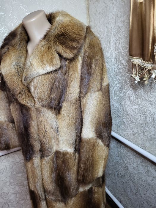 Преміальна натуральна шуба з бобра швейцарський пошив a. kokkinidis