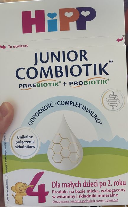 Mleko zastępcze Hipp junior combiotik 4