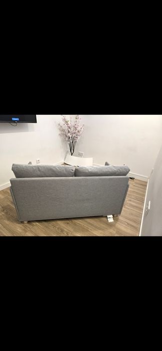 SOFA CAMA  NOVO *  Cinza capas extraíveis