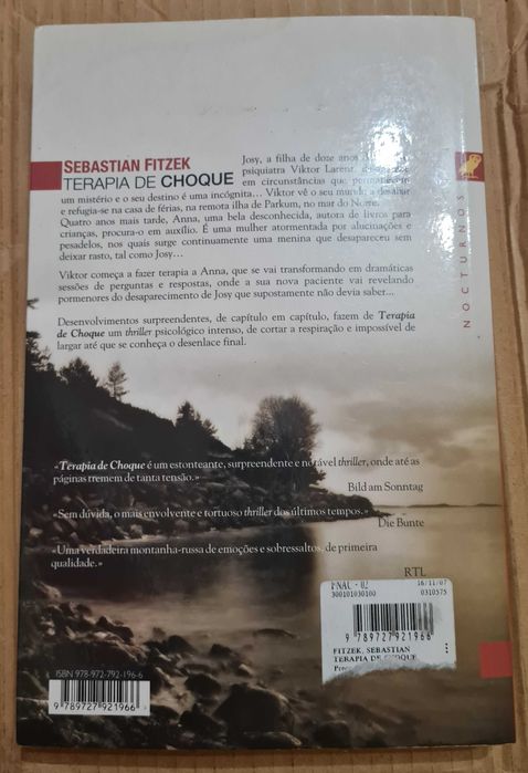 Terapia de Choque de Sebastian Fitzek