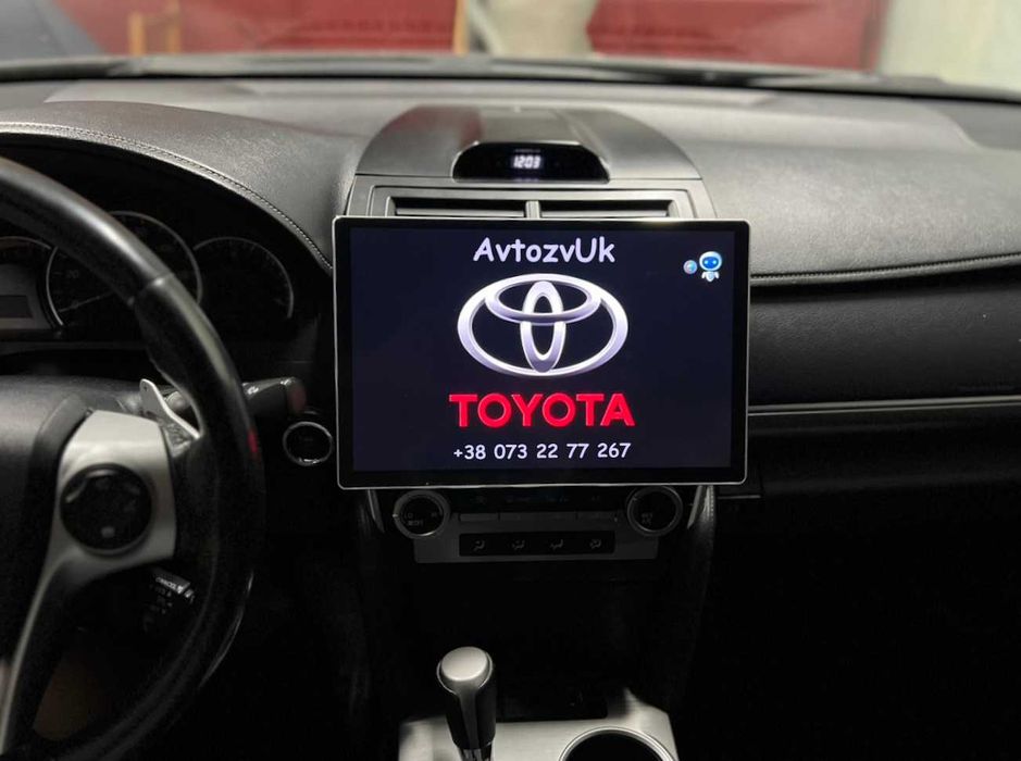 Магнитола CAMRY 55 USA Toyota Camry 50 Tesla CarPlay Кемри Андроид 15