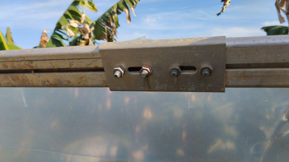 Estufa metálica 660m2 galvanizado