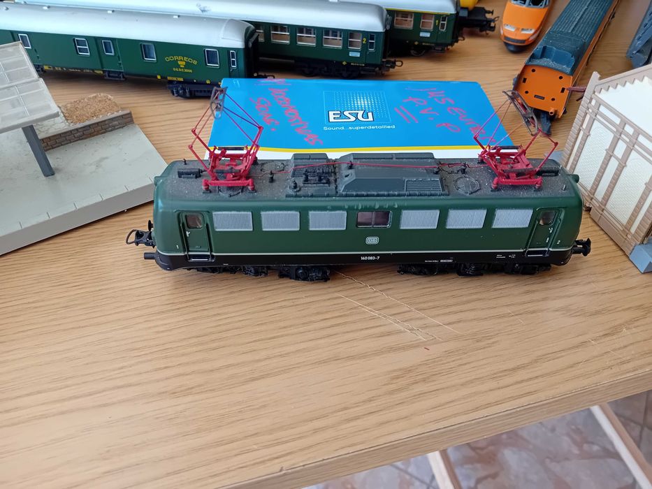 lote de material para modelismo ferroviario