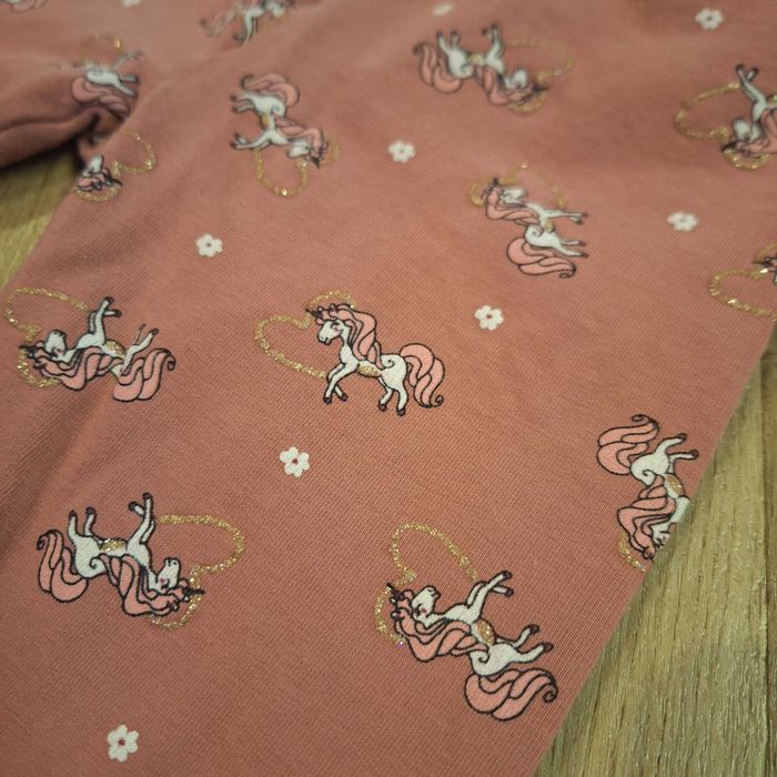 Leginsy spodnie dla dziewczynki ocieplane Happy Girl Club