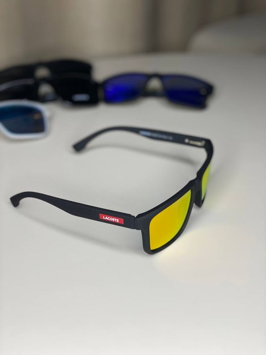 Lacoste окуляри чоловічі сонцезахисні Polarized UV400 стильні окуляри від сонця для водіння модель 6574