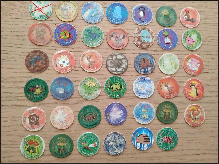 Tazos Pokémon 2nd parte