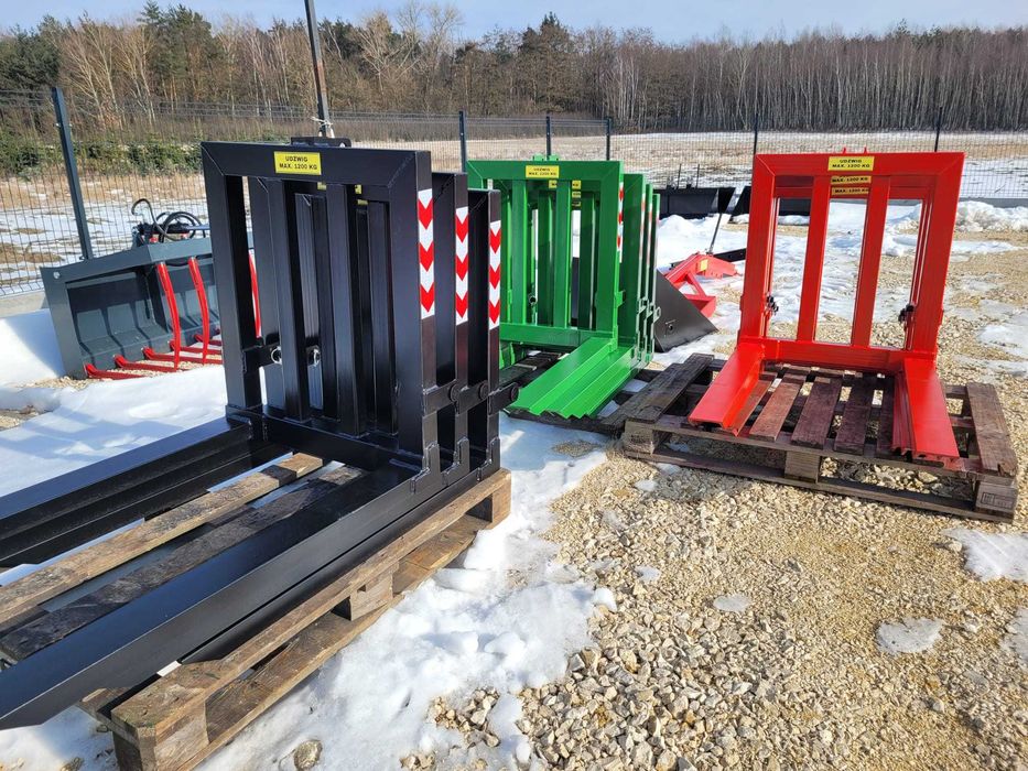 Paleciak na tył ciągnika/mini traktorka/Widły do palet/udźwig 1200kg