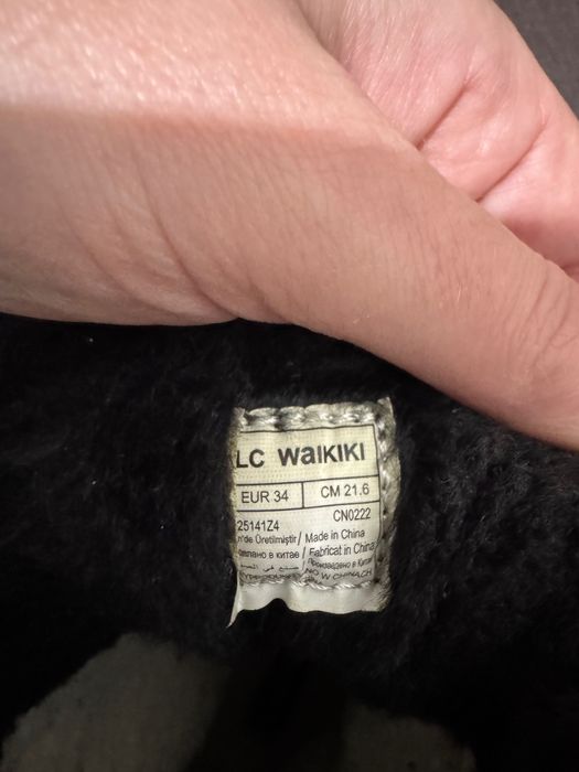 Сапоги Waikiki, на дівчинку, розмір 34, устілка 22,5см