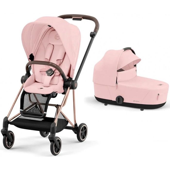 Cybex Mios 4.0 peach pink chrome brown