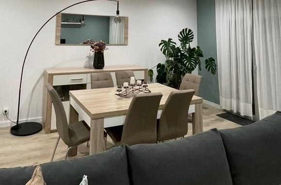 Pack mesa extensível PARIS + 6 Cadeiras