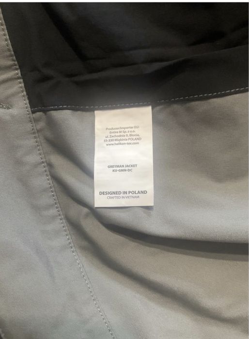 Куртка helikon-tex greyman - cloud grey/black