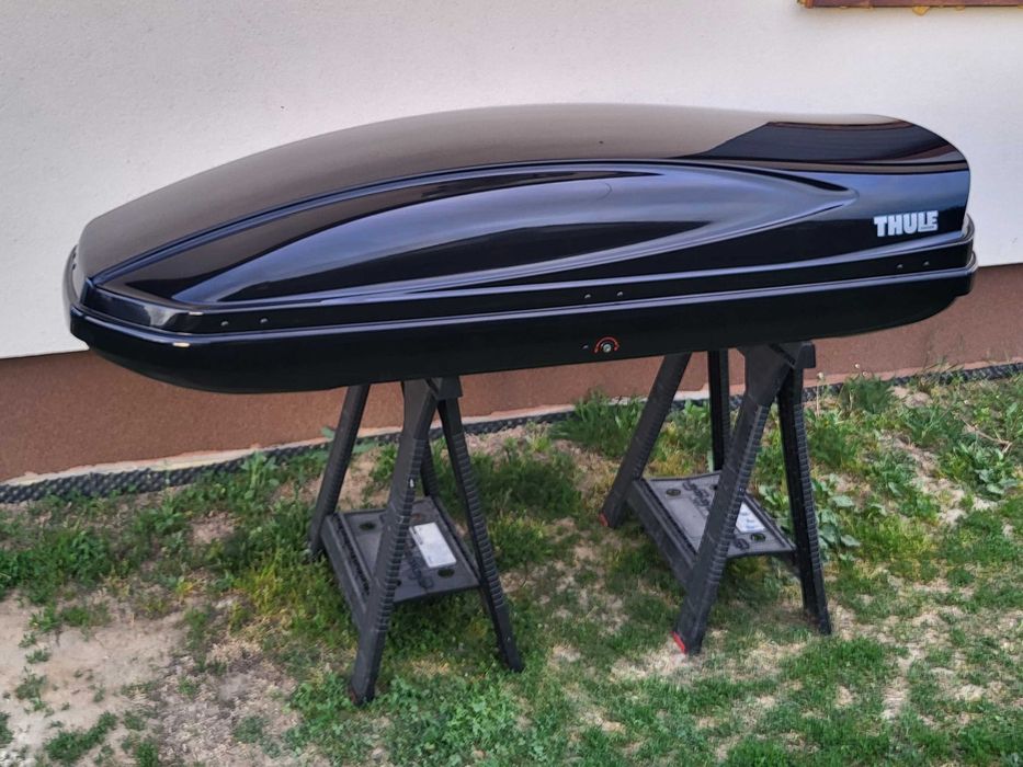Box dachowy Thule Atlantis XL 550 L 200x80x45 boks dach bagażnik na narty wędki wózek gondola