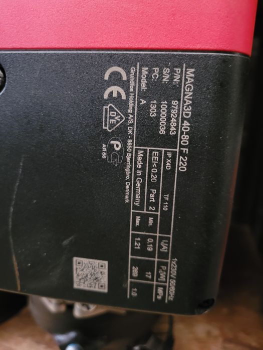 Pompa Grundfos MAGNA 3D 40-80 F 220 podwójna i inne