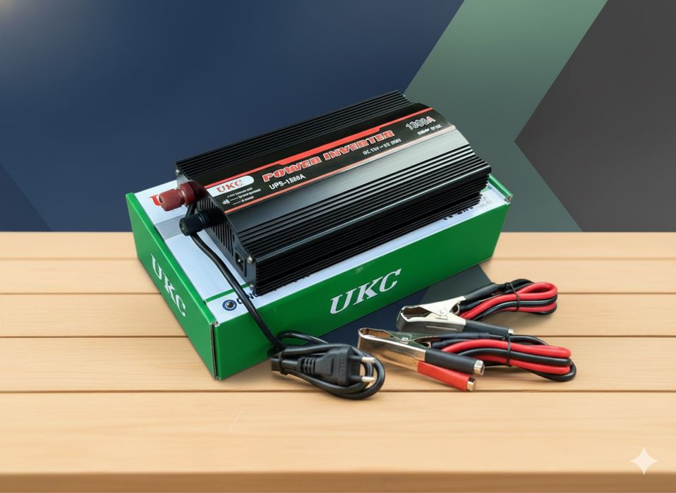 Инвертор/безперебійник, чистий синус/ 1300вт з підзарядкою/ ups