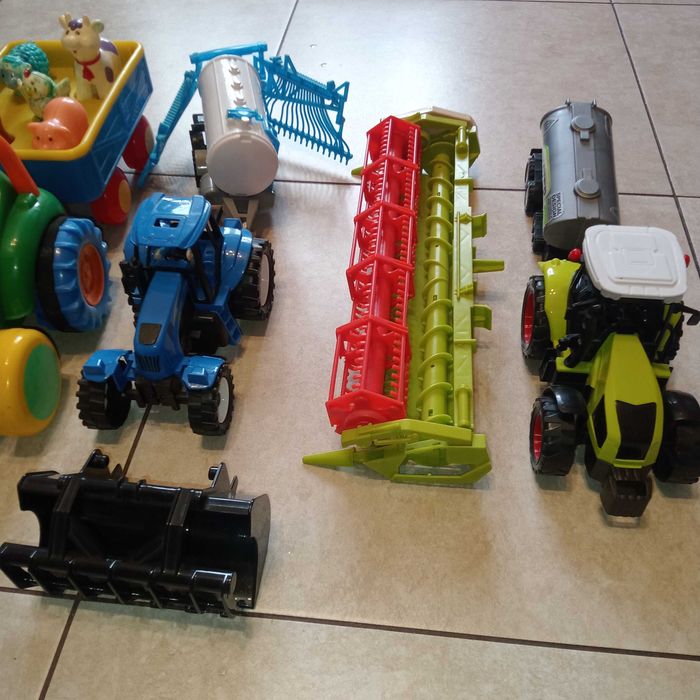 Zabawki dla dzieci chłopiec traktor zwierzęta maszyny rolnicze