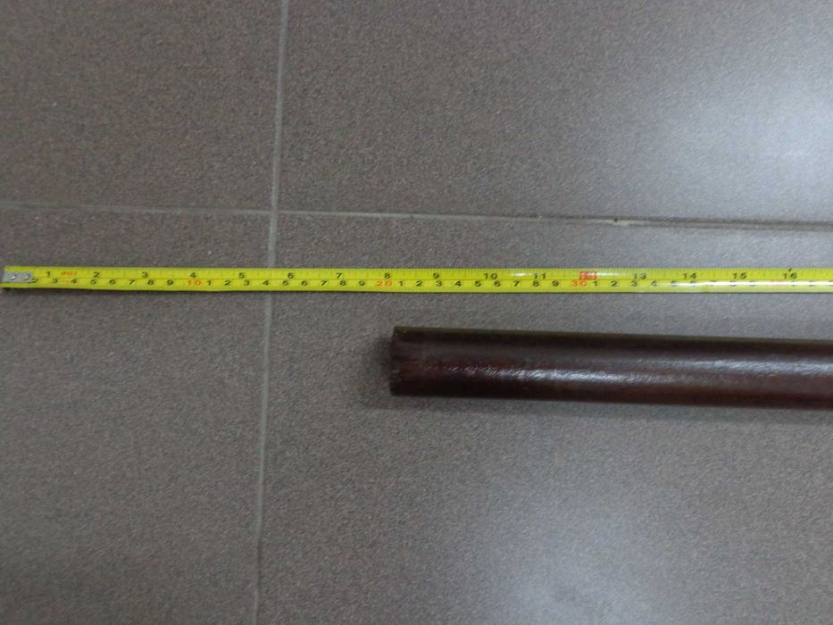 Varão de madeira para cortina 2,20 m x 35 mm