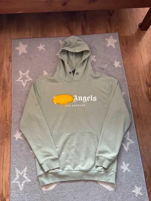 Bluza Hoodie Palm Angels Los Angeles boxy oversize rare basic swoosh