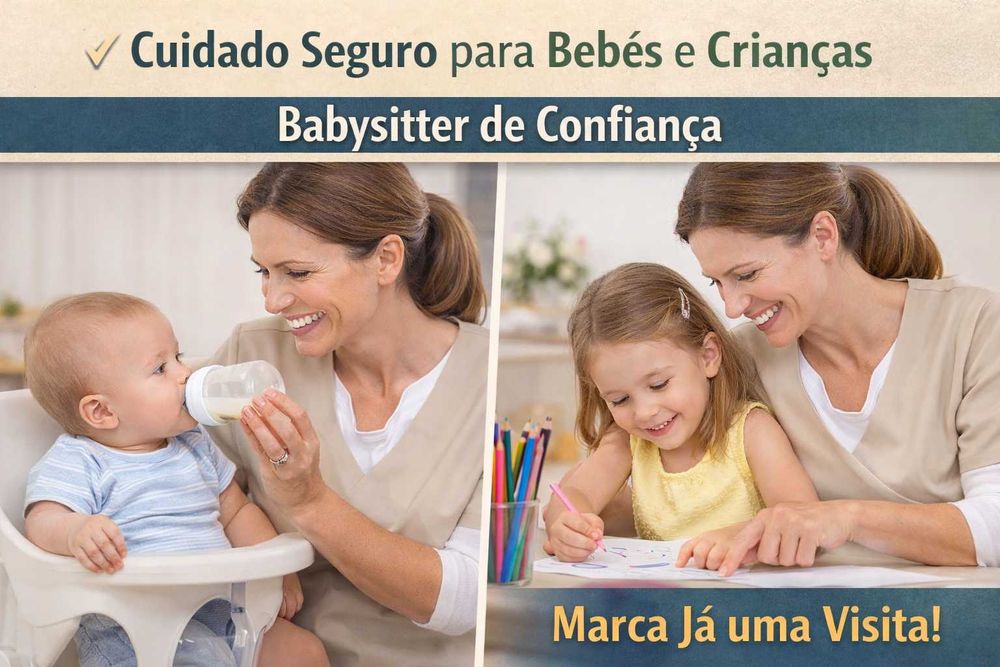 Babysitter Bebés 4M+ e Crianças | Seixal-Almada