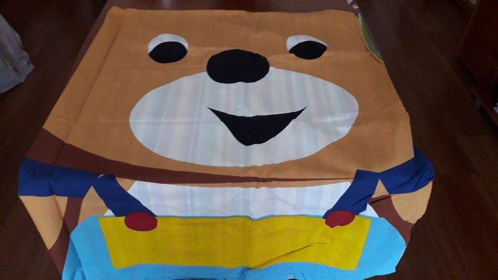 Conjunto novo de capa de edredão, lençóis, fronhas e almofada