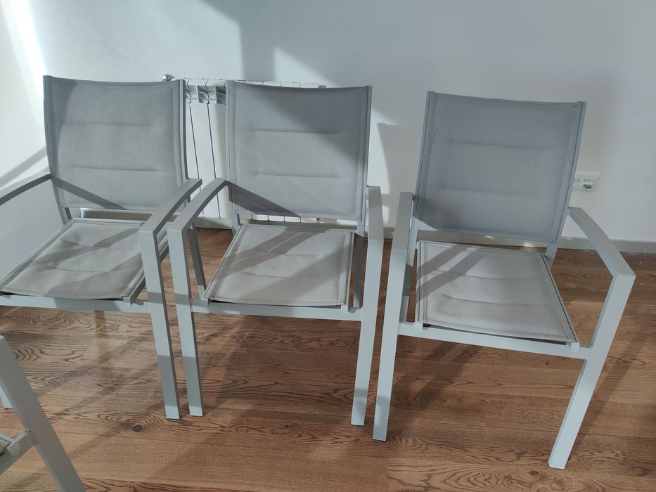 Cadeiras para mesa de jardim