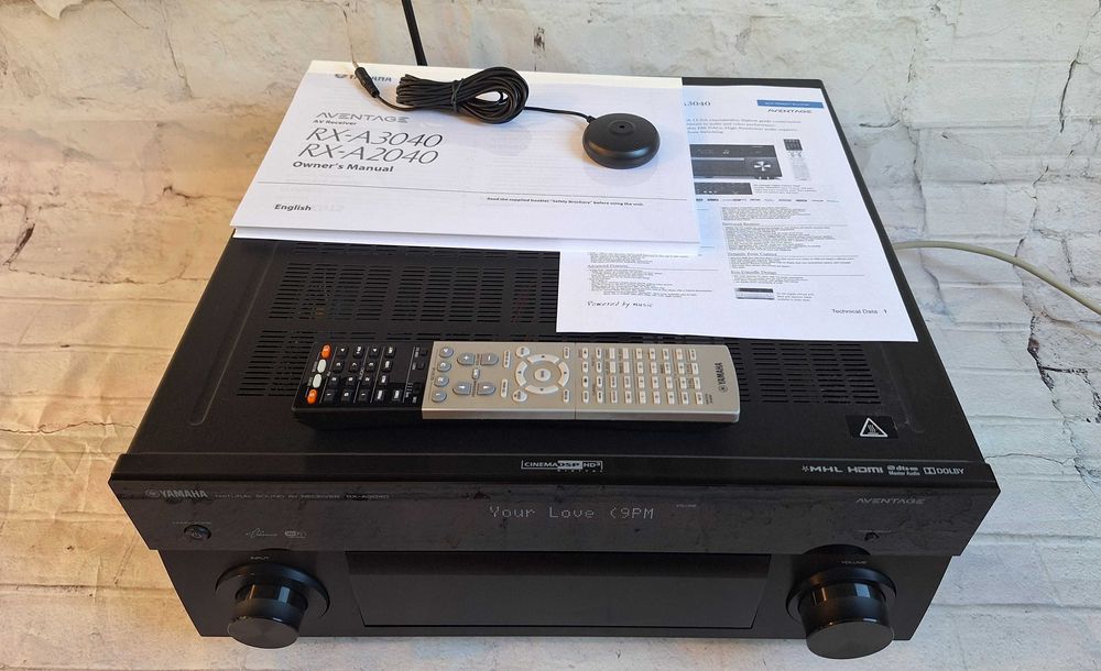 RX-A3040 Potęzna Yamaha 9.2 z Dolby Atmos 4k, Wi-Fi AirPlay i ARC