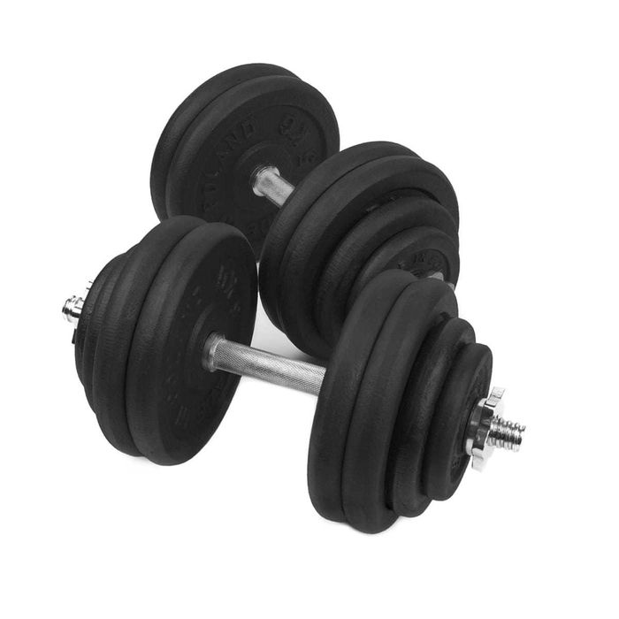 Hantle żeliwne regulowane 2x30kg zestaw 60kg LUB