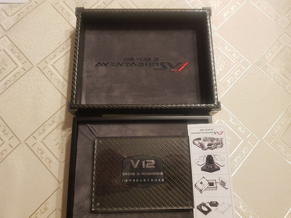 Pudełko  Lamborghini Aventador SVJ