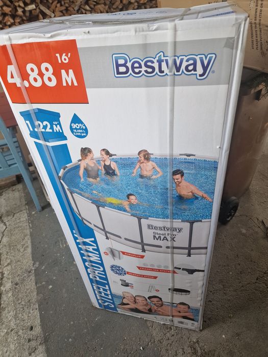 Basen Bestway nowy 4.88 m  x 1.22 m