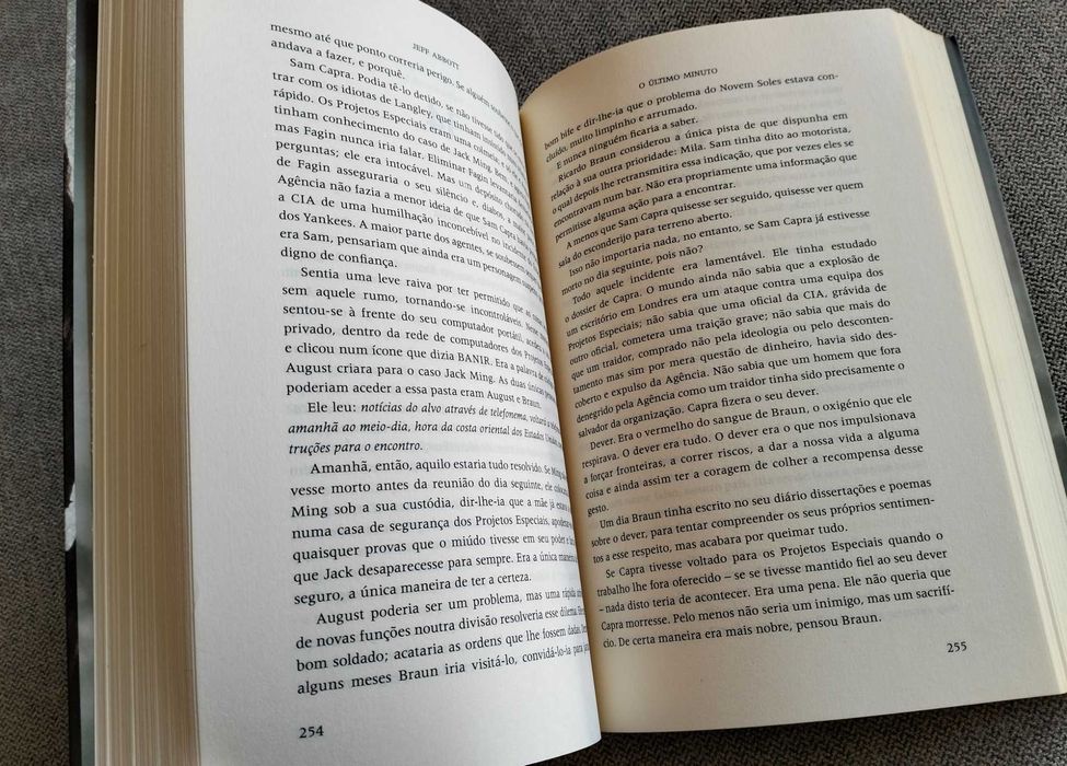 Livro "O último minuto" Jeff Abbott
