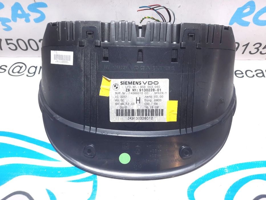 MOSTRADOR QUADRANTE PAINEL DE INSTRUMENTOS CONTA KM MILHAS BMW SERIE