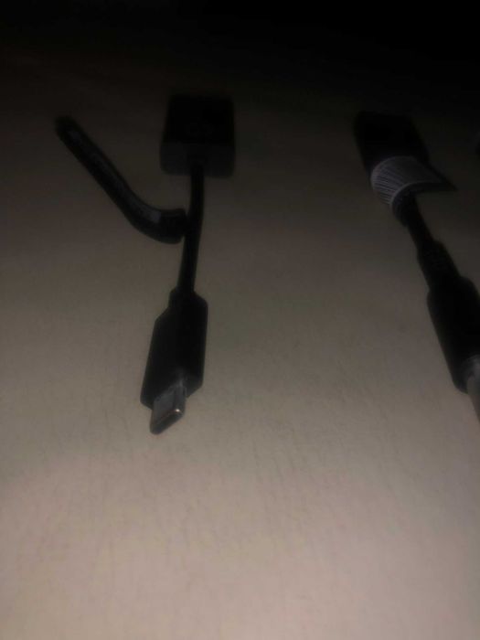 3 CABOS HP USB-C To VGA,4.5 mm and USB-C Dock Adapter Com fios USB 3.064285995836802124