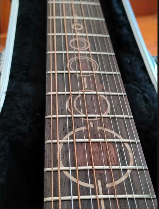 Guitarra semi acustica fender Andrew White 12 cordas