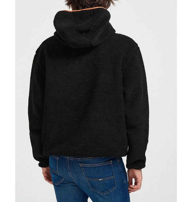 Оригінал! Худі Calvin Klein Sherpa (чорне) (S) Нове з бірками!