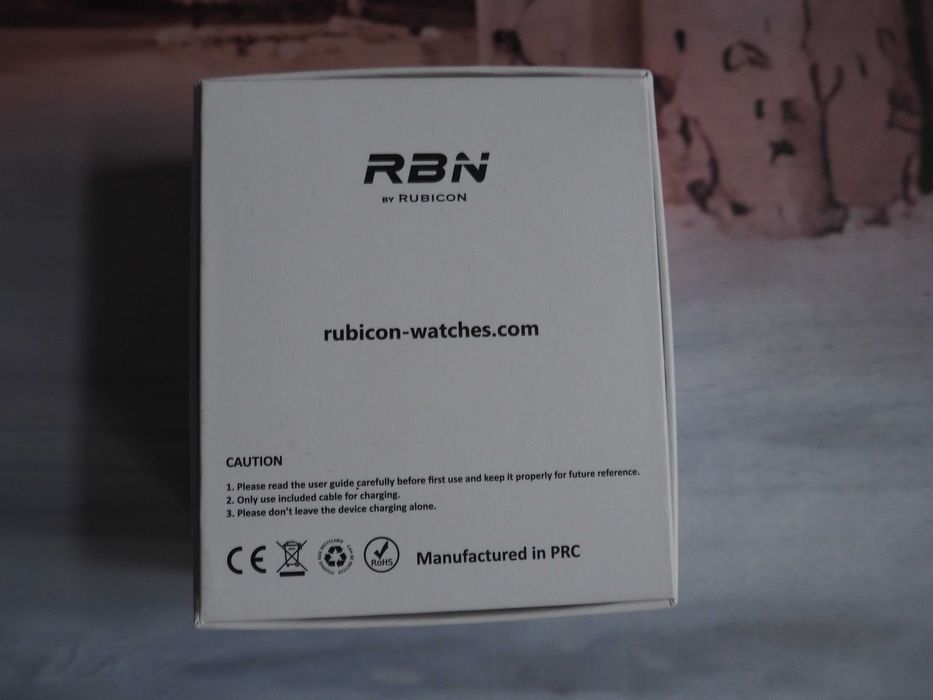 Rubicon rnce67 pink smartwatch damski z paskiem silikonowym