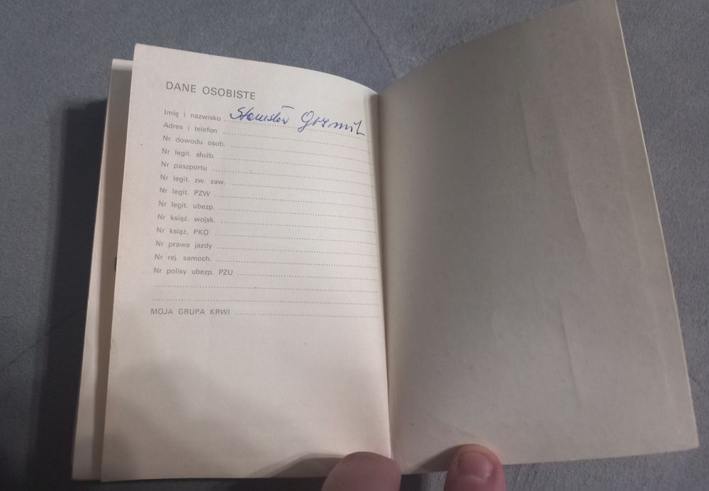 Kalendarz wędkarza 1982r.