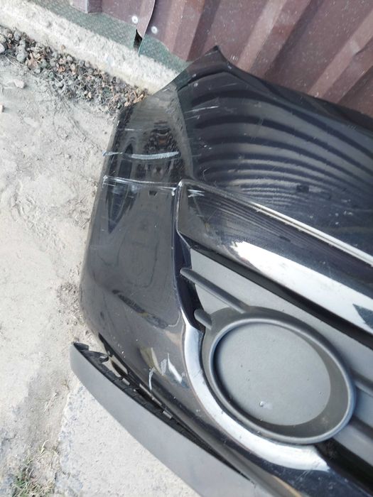 Бампер передній Опель Корса Д Opel Corsa D передний решотка решітка