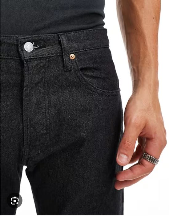 Levi's premium 501 skinny.Чорні чоловічі джинсиW 32L34.