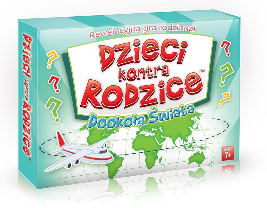 Gra Dookoła Świata Dzieci Kontra Rodzice Kangur Nowa Nieużywana