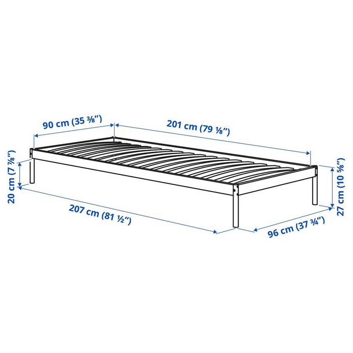 Conjunto de cama e colchao solteiro