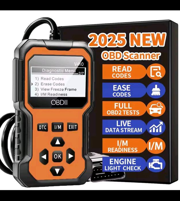 Skaner OBD2 interfejs diagnostyczny tester