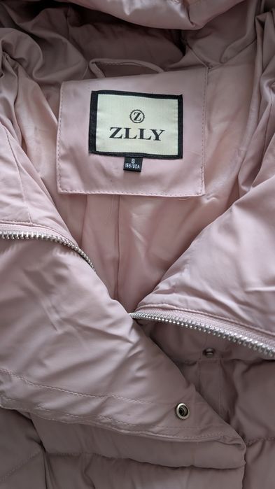 Пальто зимове ZLLY, розмір S, довге, рожеве