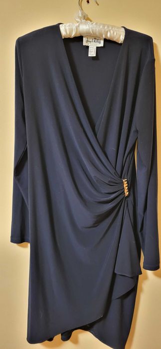 Wyjątkowa granatowa sukienka Joseph Ribbkoff 14