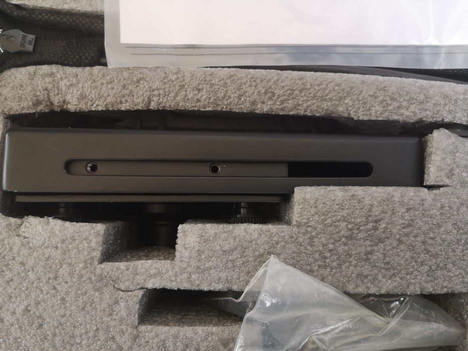 Estabilizador Flycam FLCM-5000 Q com saco e Arm Brace – NOVO, utilizado apenas uma vez