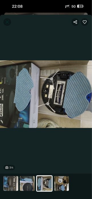 Robot aspirador rowenta para peças vou substituir bateria