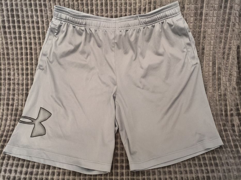 Szorty treningowe Under Armour Tech Graphic, szare - używane, XL