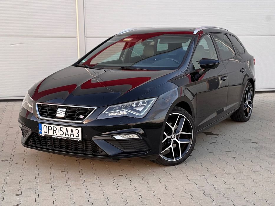 Seat Leon Bezwypadkowy Panorama Alcantara Full LED indukcja Super Stan