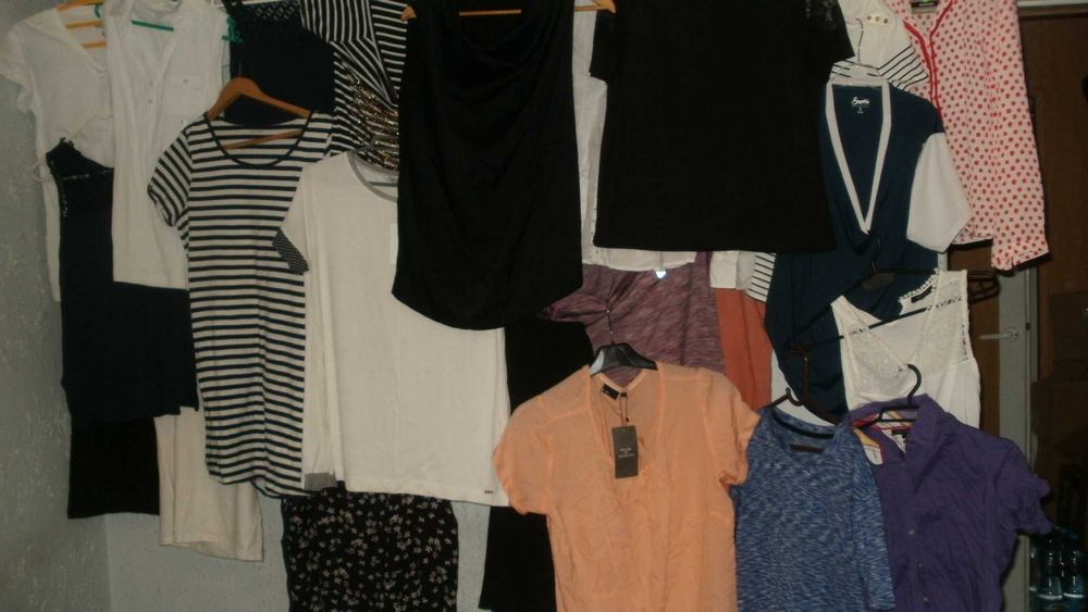 Koszulki, bluzeczki S/M/L Mexx, Quiosque, Adidas ..- giga zestaw ok 60