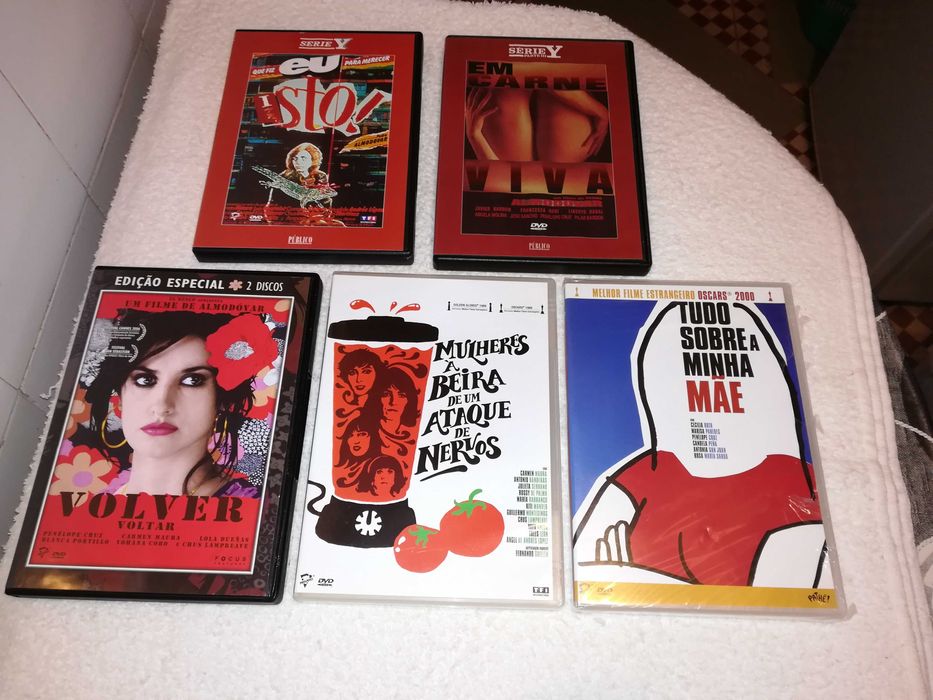 filmes de pedro almodóvar (diversos dvds)